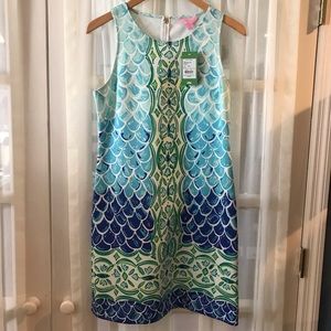 NWT Lilly Pulitzer Perla Shift Dress Size M